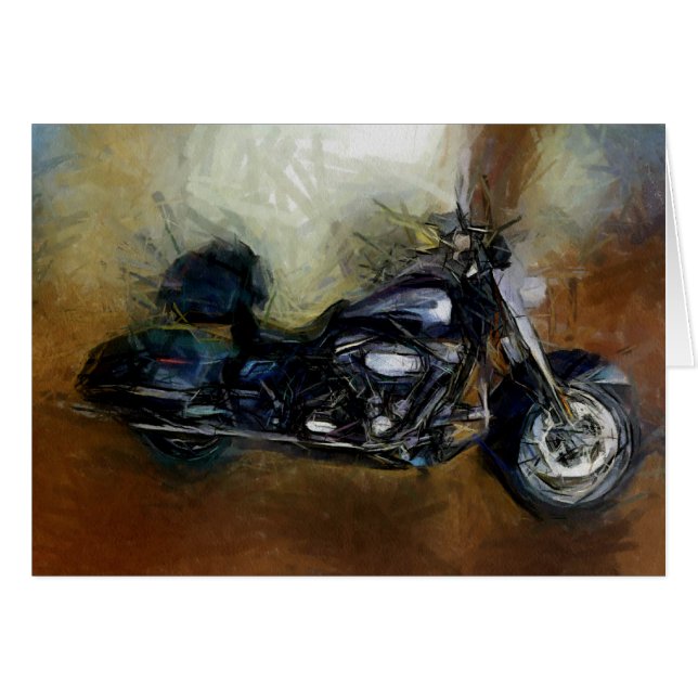 Harley Motorcycle Art (Anverso (Horizontal))