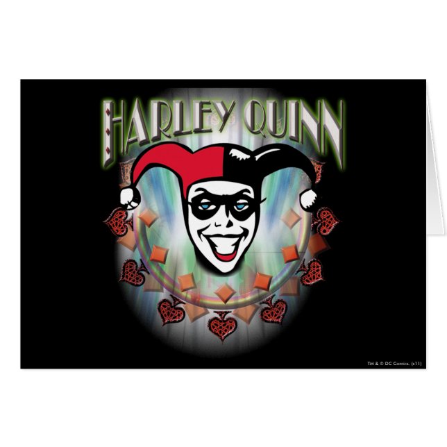 Harley Quinn - Cara y logotipo (Anverso (Horizontal))