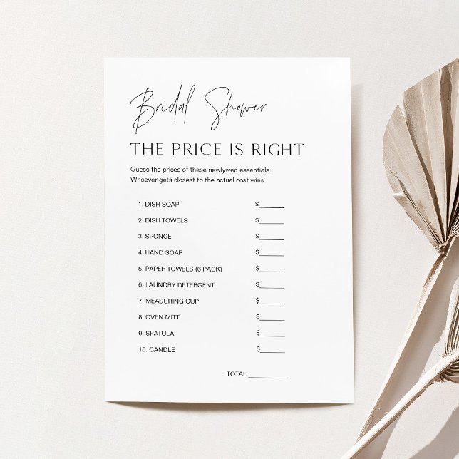 HARLOW Adivinan la tarjeta de juego Price Bridal S (Subido por el creador)