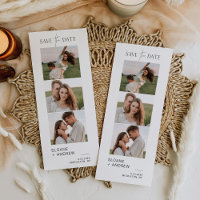 HARLOW Photo Strip Minimalista Guardar la fecha 4x