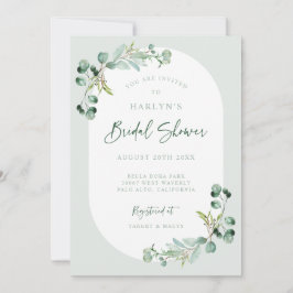 HARLYN Eucalyptus Nodal Shower Party Invitación