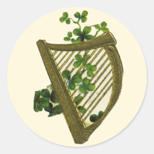 Harp & Clover - Pegatina