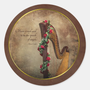 Harp Pegatina