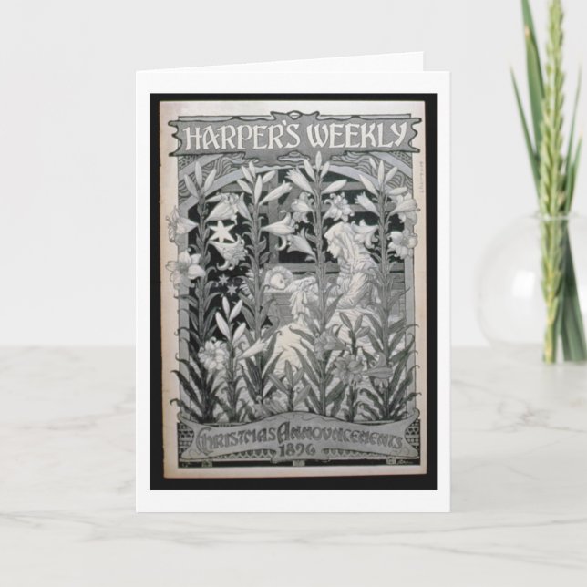 "Harper semanal", invitaciones 1896 (l del navidad (Anverso)