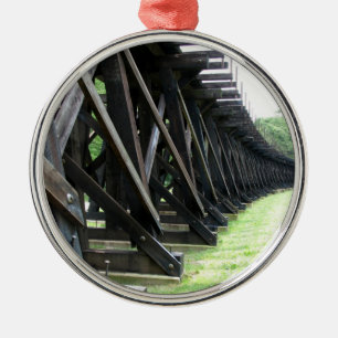 Harpers Ferry WV Aumentó Ornamento Ferroviario