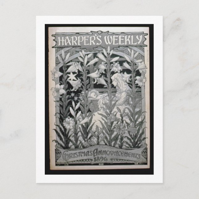 "Harper's Weekly", Invitaciones de Navidades 1896  (Anverso)