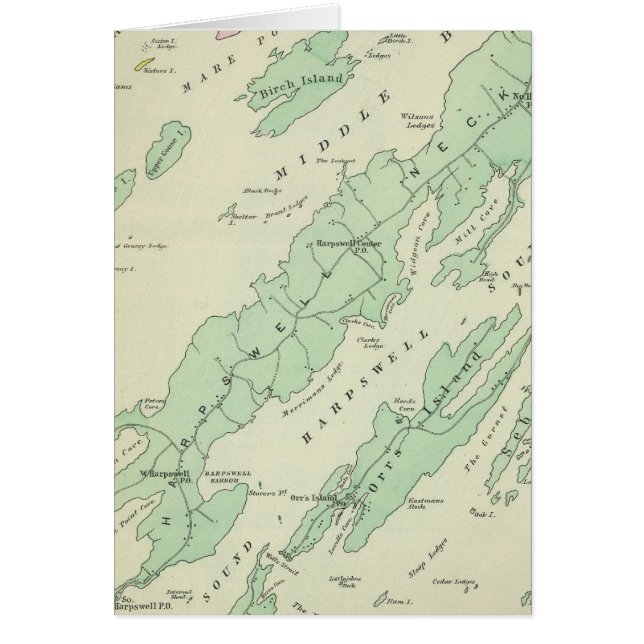 Harpswell, islas adyacentes (Frente)