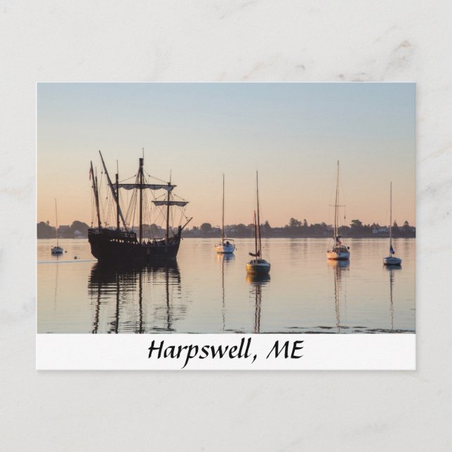 Harpswell, postal de ME (Anverso)