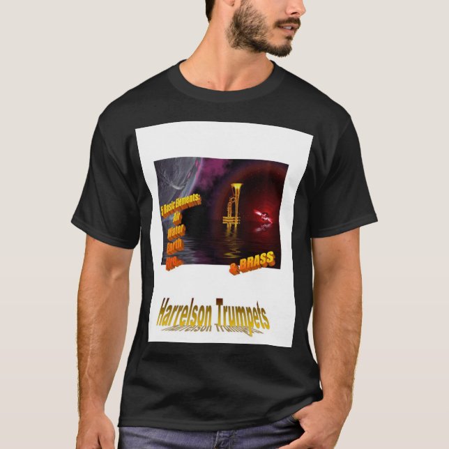 Harrelson toca la trompeta camiseta (Anverso)