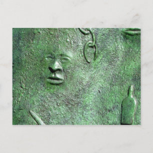 Harriet Tubman en la postal de bronce