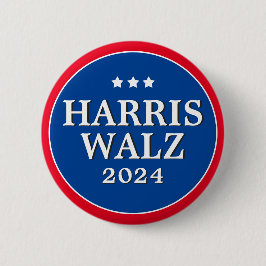 Harris Walz Voto 2024 Botón de elección demócrata