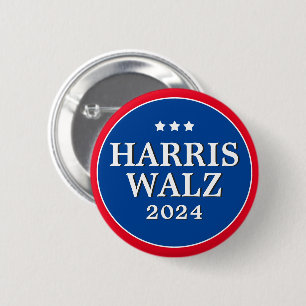 Harris Walz Voto 2024 Botón de elección demócrata