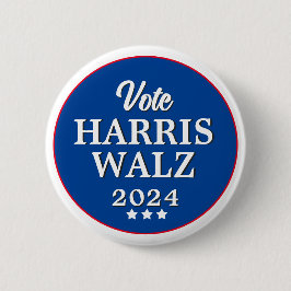 Harris Walz Voto 2024 Botón de elección demócrata