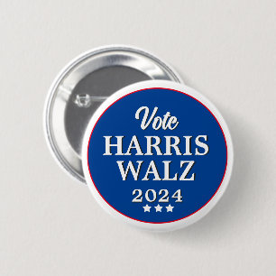 Harris Walz Voto 2024 Botón de elección demócrata
