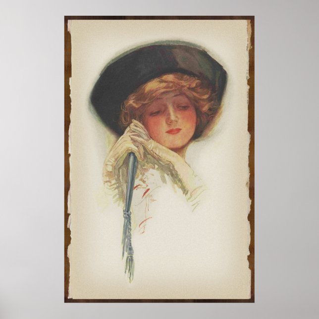 Harrison Fisher Art :: Impresión Chica norteameric (Frente)