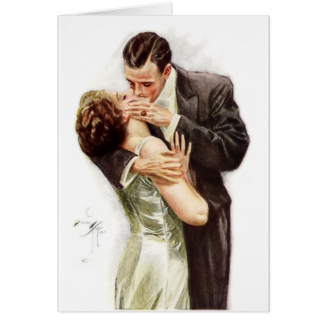 Harrison Fisher: El beso (Frente)