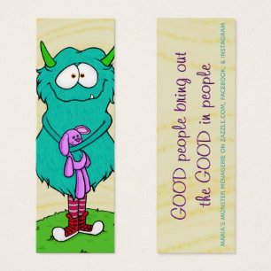 Harry el monstruo, con comillas, tarjeta de felici