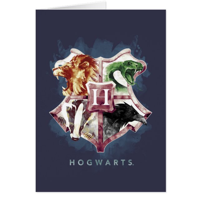 Harry Potter | acuarela Escudo HOGWARTS™ (Frente)
