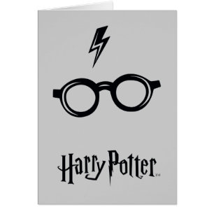 Harry Potter Cicatriz y gafas relámpago