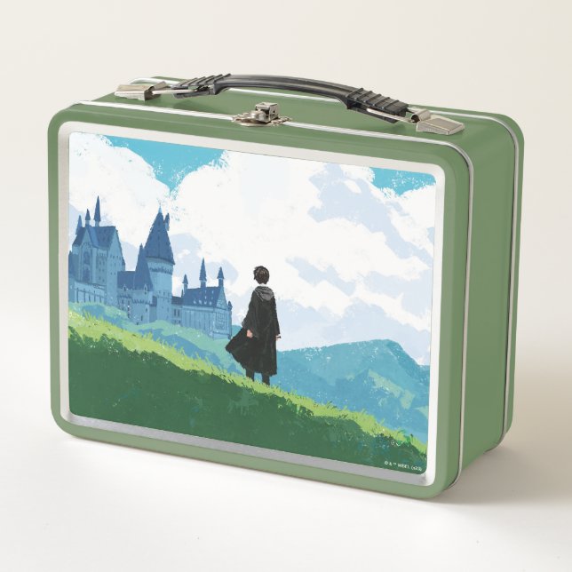 HARRY POTTER™ con vistas al castillo de HOGWARTS™ (Anverso)