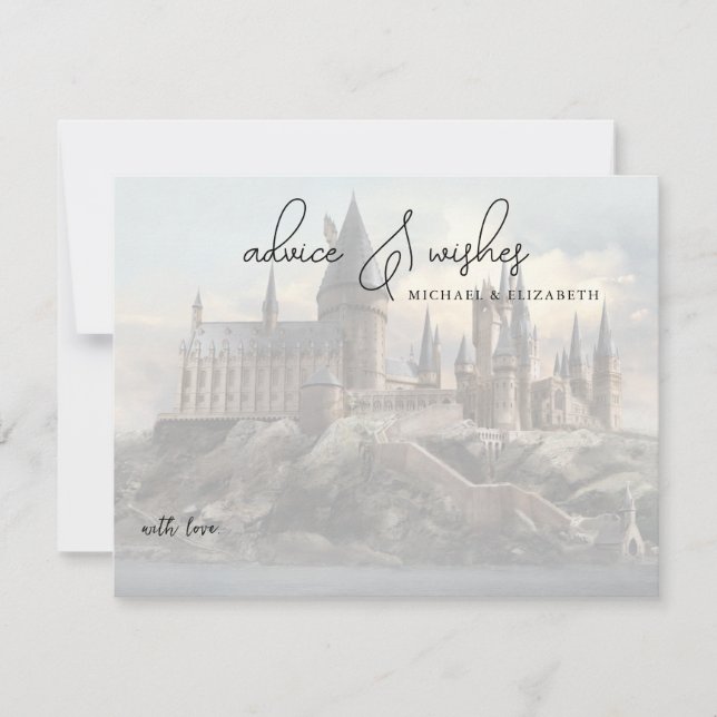 Harry Potter | Consejos y Deseos de Boda en el Cas (Anverso)