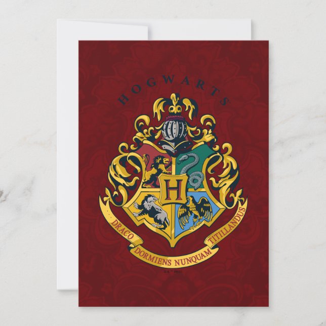 Harry Potter | Escudo de Hogwarts - Completo (Anverso)