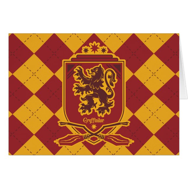 Harry Potter | Escudo de QUIDDITCH™ de Gryffindor (Anverso (Horizontal))