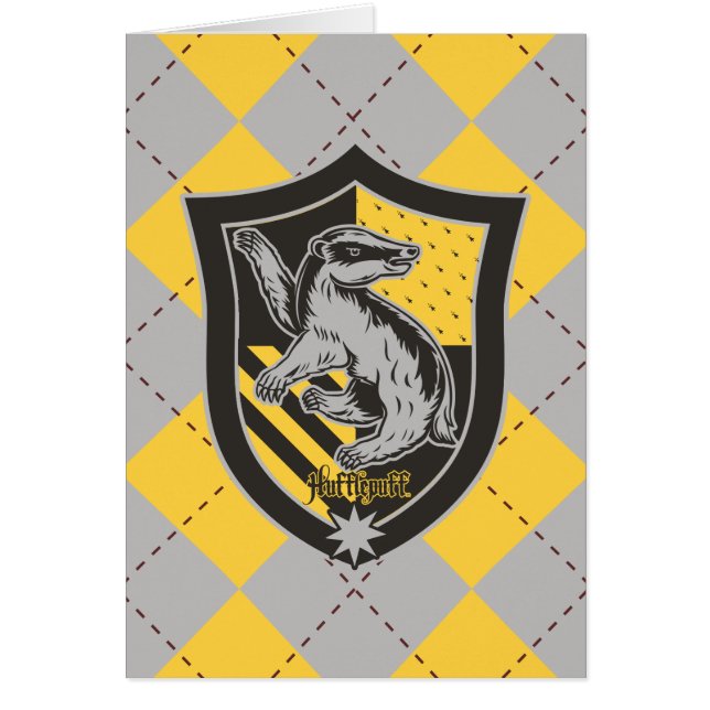 Harry Potter | Escudo del Orgullo de la Casa Huffl (Frente)