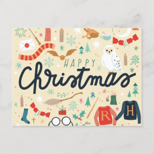 Harry Potter   Feliz Navidad Con Iconos Festivos