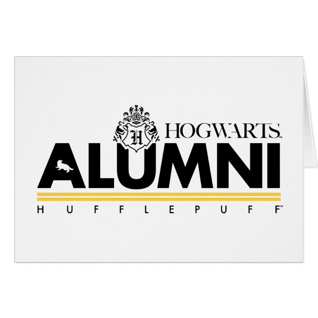 Harry Potter | HOGWARTS™ Alumni HUFFLEPUFF™ (Anverso (Horizontal))