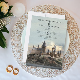 Harry Potter | Invitación de Boda del Castillo Hog