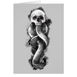 Harry Potter Marca oscura acuarela