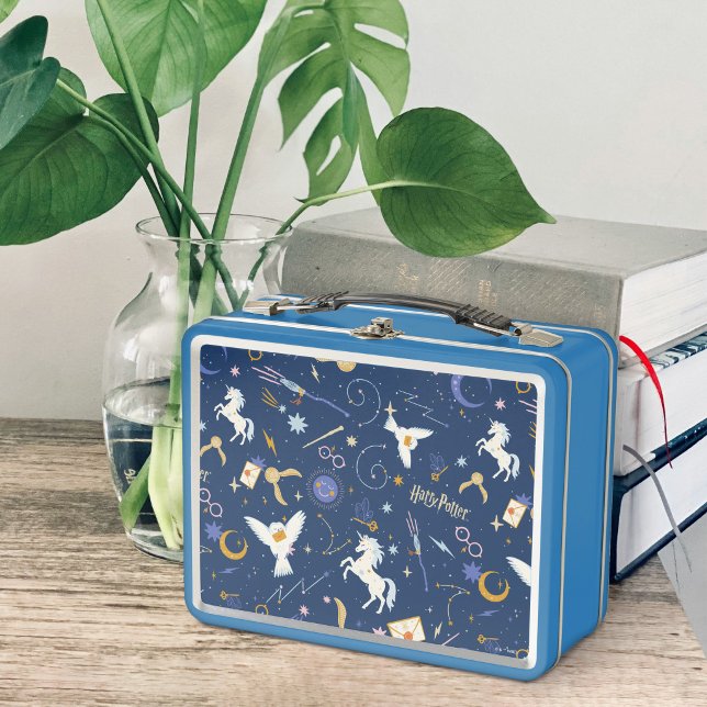 HARRY POTTER™ Patrón de Iconos del Solsticio de Ve (Lunch box on table)