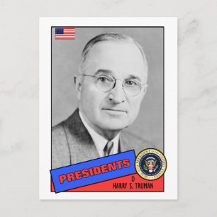 Harry S. Tarjeta de béisbol Truman