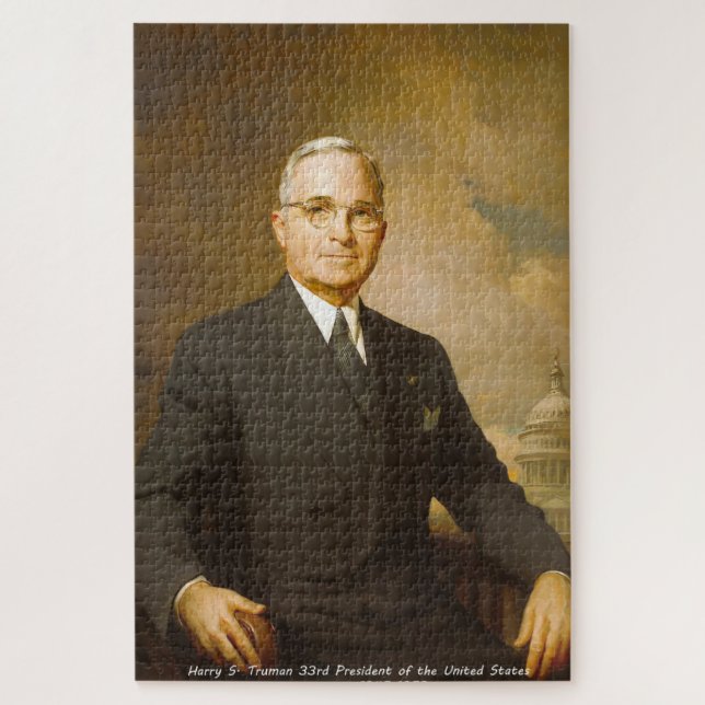 Harry S. Truman, 33.º rompecabezas del presidente  (Vertical)