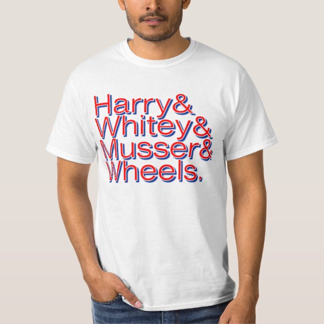Harry y Whitey y Musser y camisa de las ruedas (Anverso)