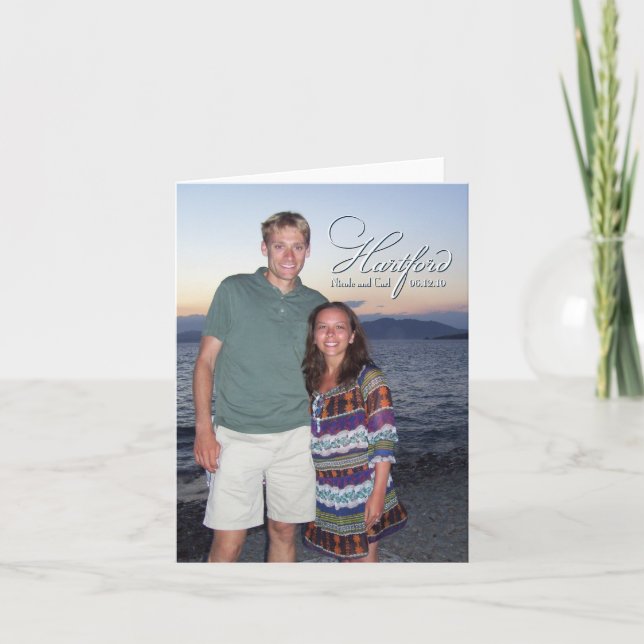 Hartford Gracias tarjeta (Anverso)