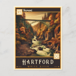 Hartford, Vermont | Tarjeta Postal Antigua