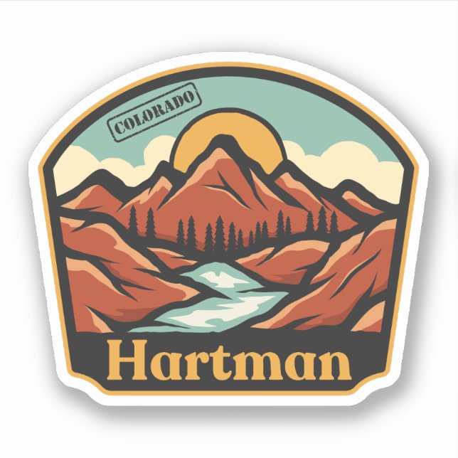 Hartman, Pegatina de Colorado (Anverso)