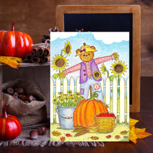 Harvard Bear Happy Fall Y'All Card