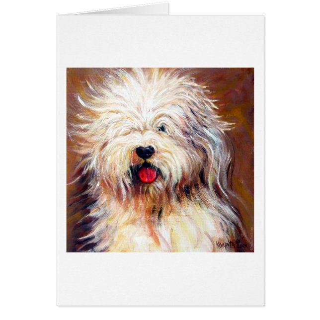Harvey - perro de ovejas inglés viejo (Frente)