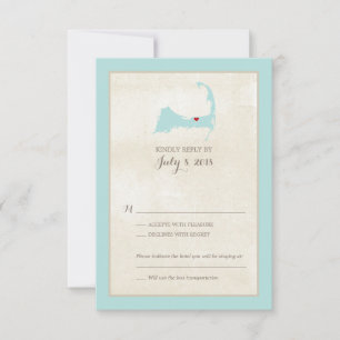 Harwich Cape Cod Map   Menú RSVP de boda