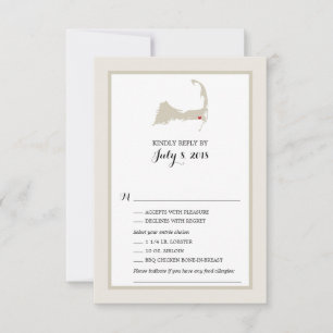 Harwich Cape Cod Map   Menú RSVP de boda