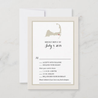 Harwich Cape Cod Map | Menú RSVP de boda
