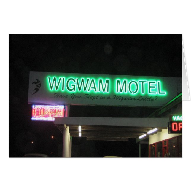 ¿Has dormido en un Wigwam últimamente? (Anverso (Horizontal))