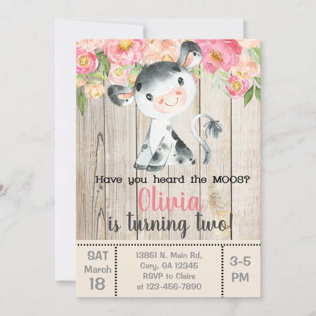 ¿Has escuchado la invitación a las vacas moos? (Anverso)