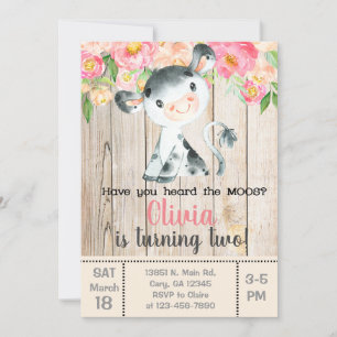 ¿Has escuchado la invitación a las vacas moos? inv