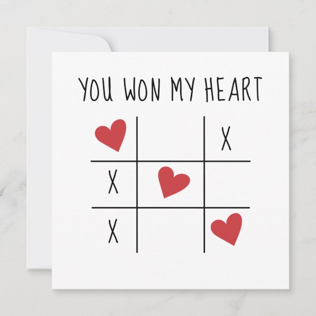 Has Ganado Mi Nota De Corazón (Anverso)