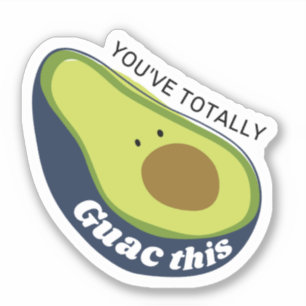 Has Guac completamente a este Pegatina de vinilo