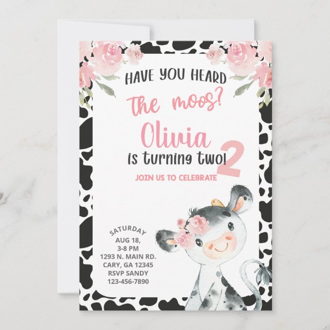 ¿Has oído la invitación de cumpleaños del Chica de (Anverso)